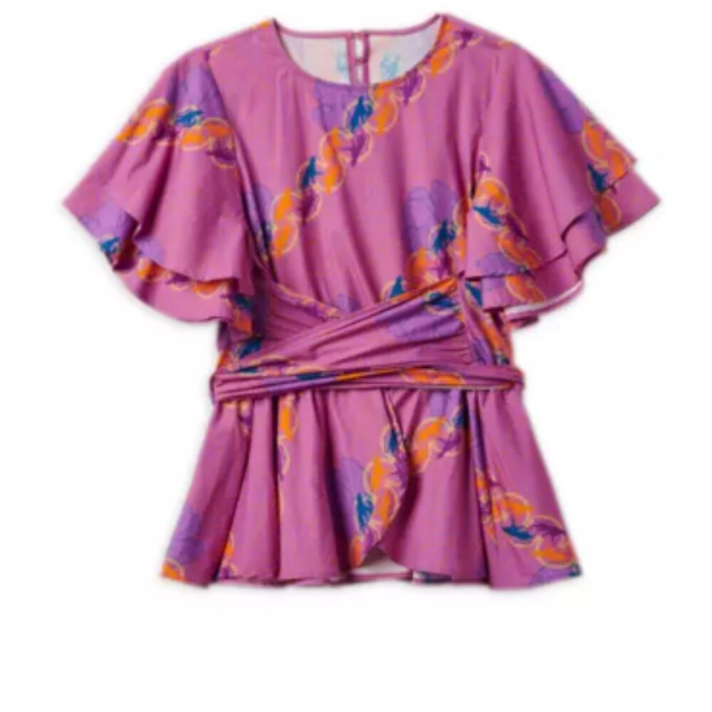 Black Panther: World Of Wakanda Woven Tunic Pink Top Women's Sz 3X Disney Marvel